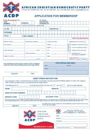 ACDP Membership Form